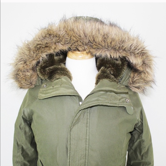 TNA Honey Ryder Vegan Olive Green Parka Aritzia - Picture 3 of 8